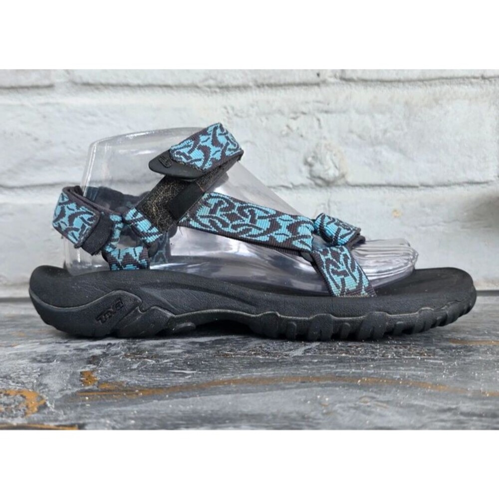 Teva Women's Hurricane 4 Triton Griffin Blue Black Hiking Sport Sandals Size 8